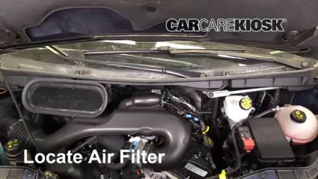 2017 Ford Transit-150 XLT 3.7L V6 FlexFuel Filtre à air (moteur) Changement